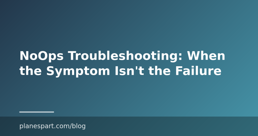 NoOps Troubleshooting: When the Symptom Isn’t the Failure